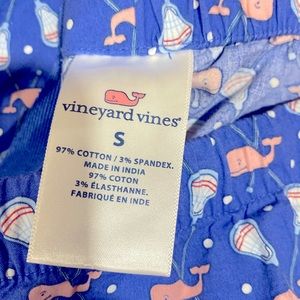 Adult small vineyard vines pajama pants-lacrosse whale